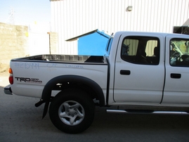 2004 TOYOTA TACOMA PRERUNNER WHITE DOUBLE CAB 3.4L AT 2WD Z15999